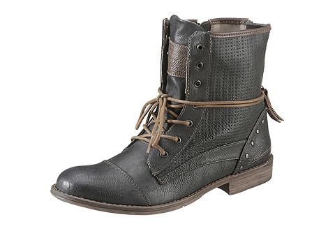 Mustang Shoes Kotníkové kozačky, Mustang antracitová 45