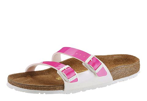 Birkenstock Birkenstock Pantofle, »YAO« pink/bílá 43