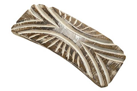 heine home Doplněk k záclonám, 2 ks hnědá ca. 17,5x6 cm