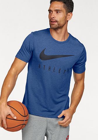 Nike Nike Tričko »DRIBLEND MESH SWOOSH ATHLETE TEE« modrý melír - standardní velikost XXL