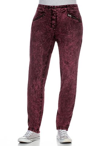 sheego Denim Džíny, sheego Denim vínová červená - K 27