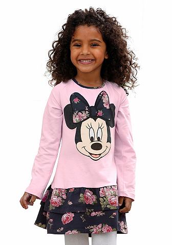 Disney Disney Mikina, velký potisk »Minnie Mouse« vpředu, pro dívky růžová s potiskem - standardní velikost 92/98