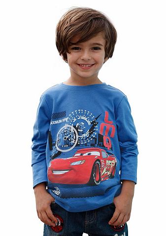 Cars Cars Tričko s dlouhým rukávem modrá - standardní velikost 92/98