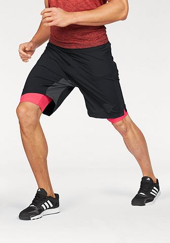 adidas Performance adidas Performance Šortky »ASS 2 GRASS 2IN1« černá/červená - standardní velikost XXL (60/62)