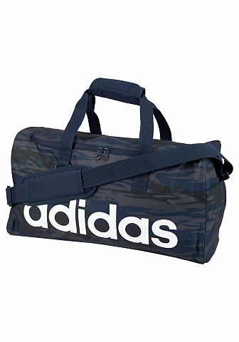 adidas Performance adidas Performance LINEAR PERFORMANCE TEAMBAG Sportovní taška námořní modř s potiskem - standardní velikost S