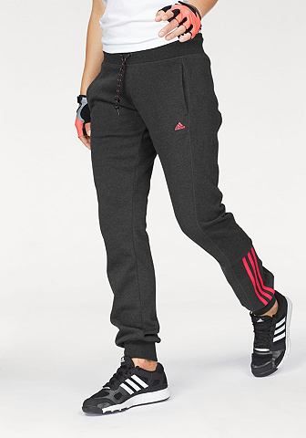 adidas Performance adidas Performance kalhoty na běhání »ESSENTIALS MID 3S PANT« černá melírovaná - standardní velikost XS(30/32)