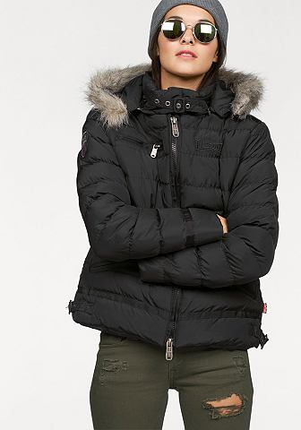 Lonsdale Lonsdale prošívaná bunda černá - standardní velikost L (38)