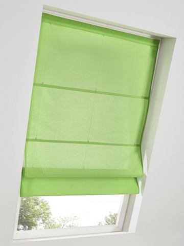 heine home Látková roleta šedá - látková roleta na střešní okno - bez vrtání, šroubovaní cca 140x45 cm
