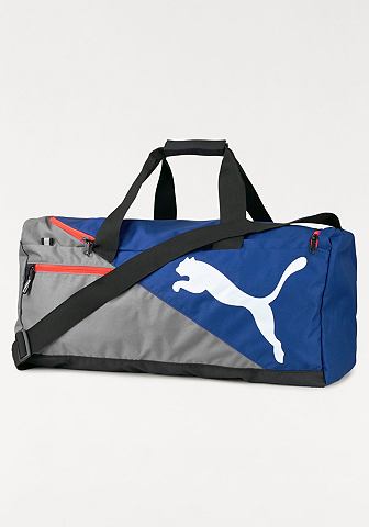 PUMA Puma FUNDAMENTALS SPORTS BAG Sportovní taška modrá-šedá - standardní velikost M