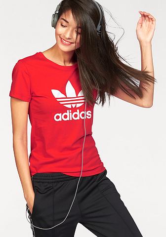 adidas Originals adidas Originals Tričko »TREFOIL TEE« červená - standardní velikost 44