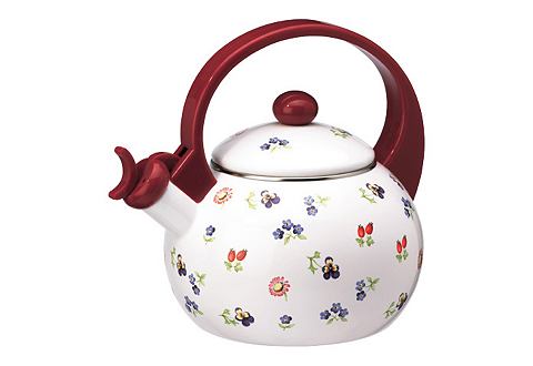 Villeroy & Boch Čajová konvička, Villeroy & Boch »malé kytičky« bílá - pestrá