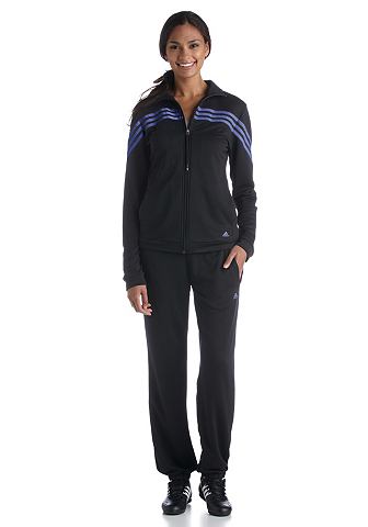 ADIDAS PERFORMANCE adidas Performance Sportovní souprava černá/fialová - standardní velikost L(44)