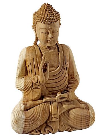 heine home Buddha přírodní - ca. 41x31x17 cm VxŠxH cca 41x31x17 cm