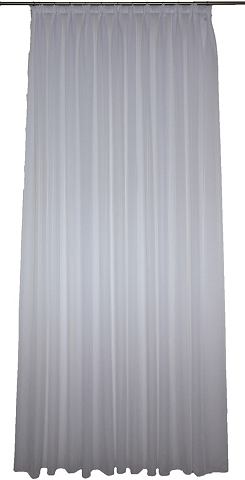 WIRTH Záclona, Wirth, »Landshut« (1 ks) bílá - stuha k řasení 1:3 2(VxŠ: 120x450 cm)