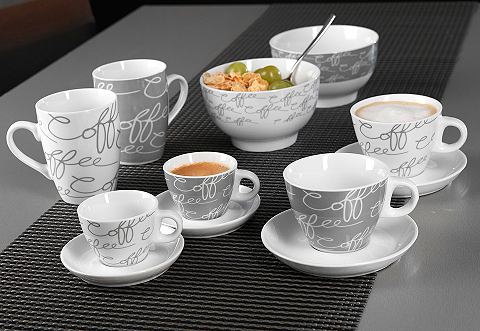 RITZENHOFF & BREKER Porcelánová sada, Ritzenhoff & Breker Sada na espresso, 4dílná (po 2 šálcích a podšálcích)