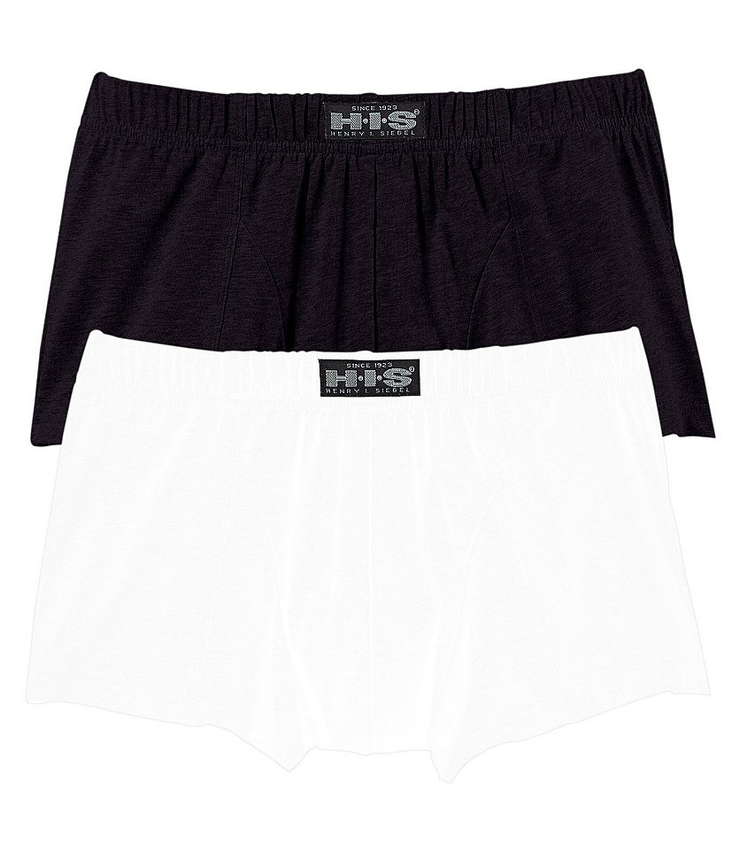 Боксёрские шорты, H.I.S. Underwear (2 изд.) Otto Боксёрские шорты, H.I.S. Underwear (2 изд.) OttoШорты на бедрах<br>Короткие штанины. Отличное нательное бельё великолепного покроя на каждый день. Верхняя часть – облегающего покроя. Эластичная хлопчатобумажная ткань. Высококачественная нить. Исключительное удобство в носке. Из суперэластичного, удобного в носке трикотажа «сингл-джерси»: 95% хлопок, 5% эластан.<br><br>Size DE: XL<br>Colour: Комплект расцветок<br>Gender: Мужской<br>Age: Взрослый<br>Material: Верх: 95% Baumwolle_(unterst?tzt_Cotton_made_in_Africa) / 5% эластан