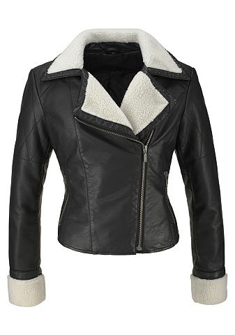 Laura Scott Lederimitatjacke